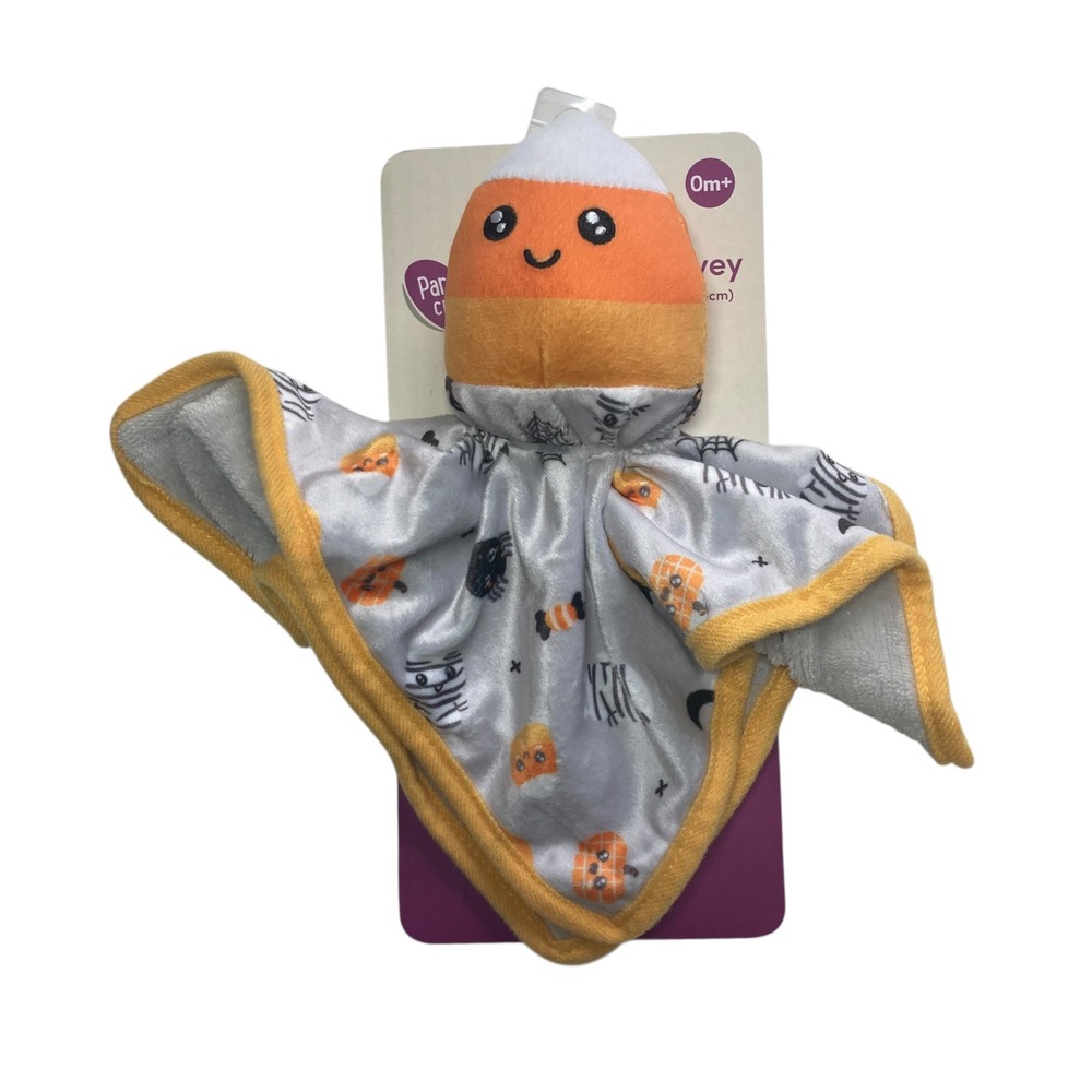 NEW Parents Choice Candy Corn Lovey 12" Security Blanket Halloween 089433